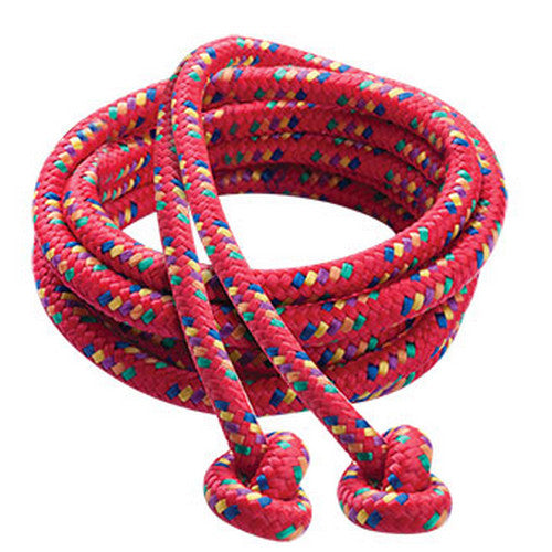 Nylon Braided Jump Rope With Knotted Handles 10' Jump Rope