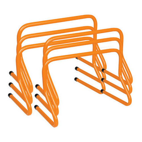 12 Inch Mini Pro Weighted Training Hurdles Set Of 6