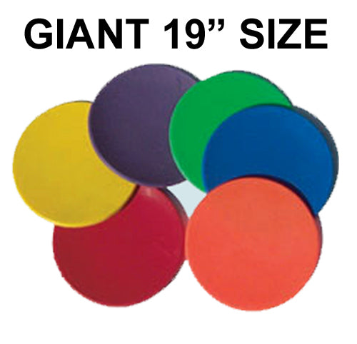 19" X-Large Poly Spots (Set Of 6)