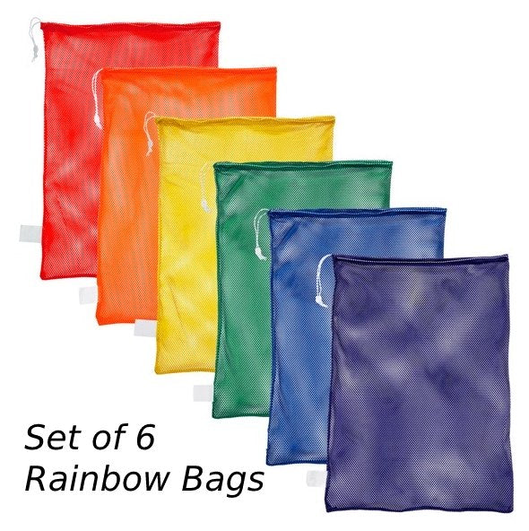 24" x 36" Heavy Duty Mesh Draw String Bags Black