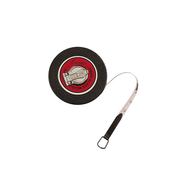 Champion Sports Open Reel Measure Tape, 200 ft, 60 Meters, with