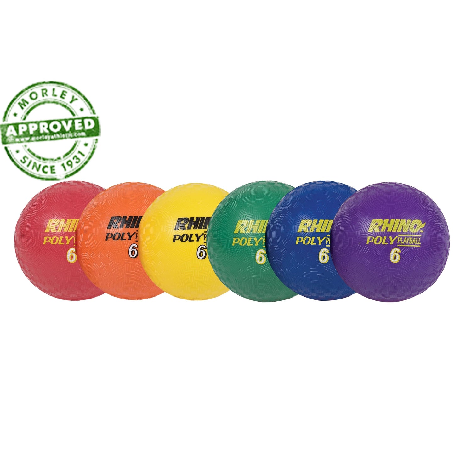 6" Rhino® Poly Rotationally Molded Playground Ball