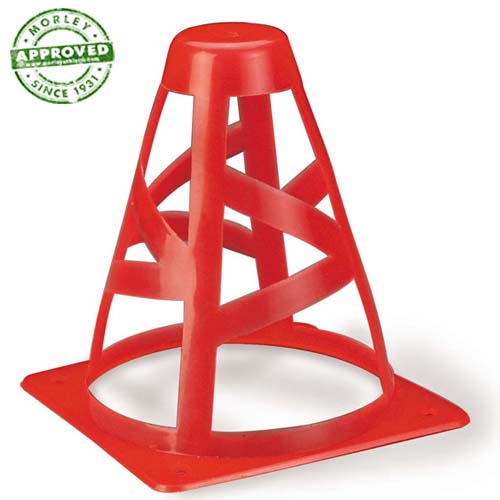 Crushable Safety Cones With Cut Outs 6" SAFETY CONE