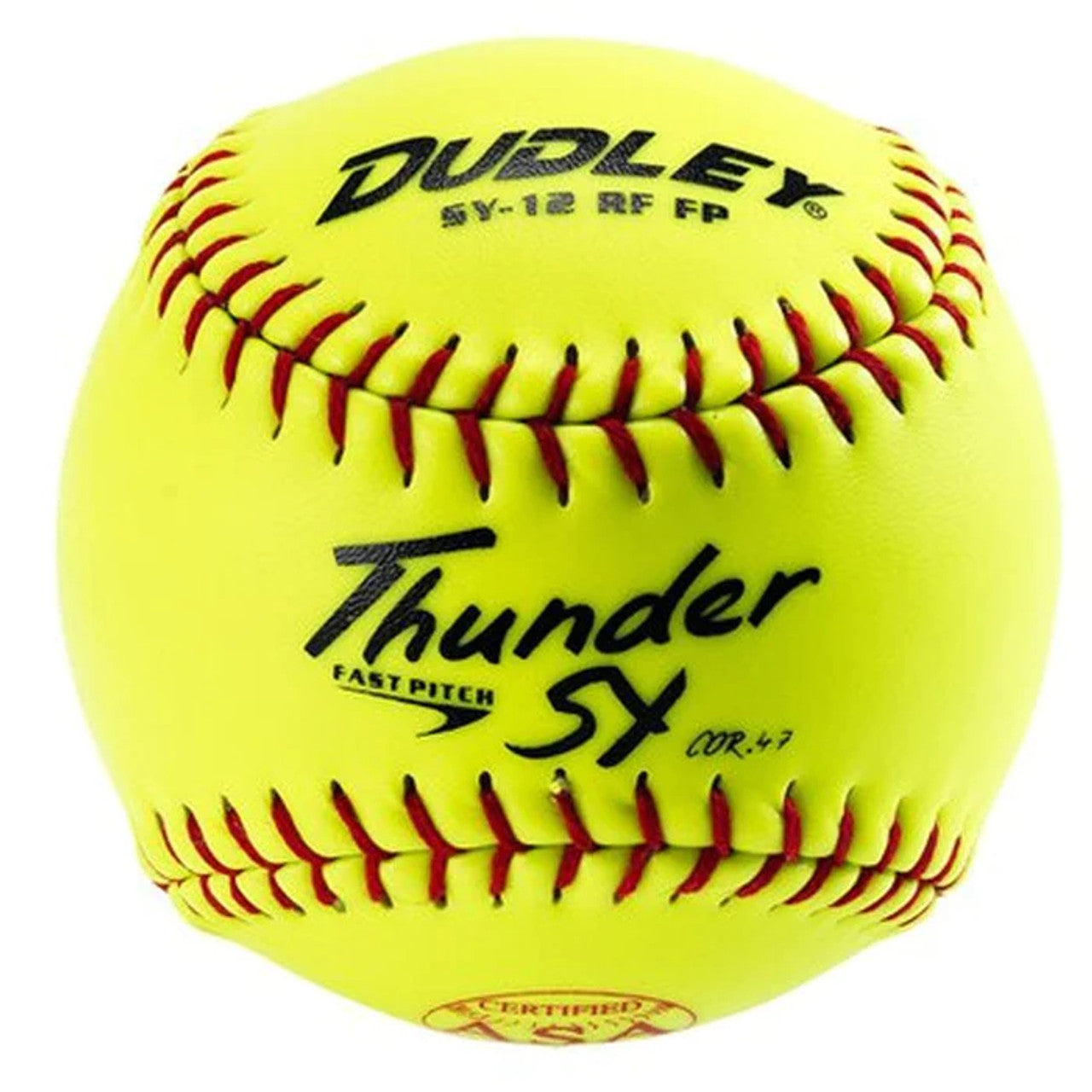 Dudley SY-12 RF FP 4U912Y ASA Thunder SY Fastpitch 12" Softballs (Dozen)