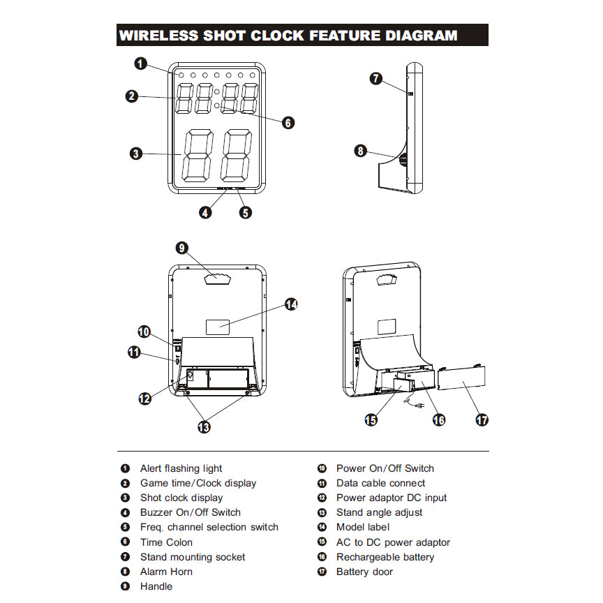 Wireless Shot Clocks