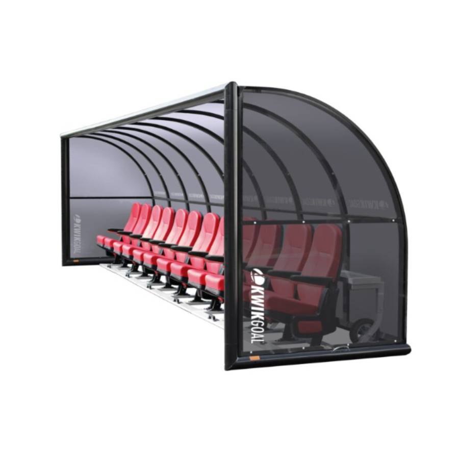 Kwik Goal Semi Permanent Luxury Seat Style Custom Team Shelter