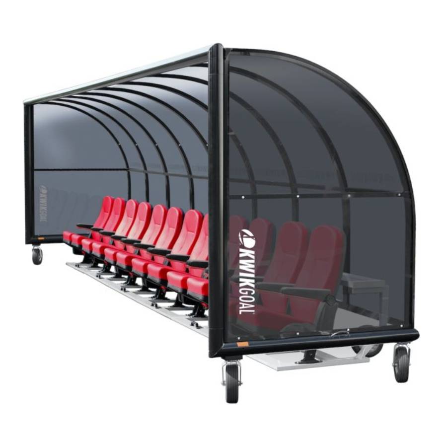 Kwik Goal Portable Luxury Seat Style Custom Team Shelter
