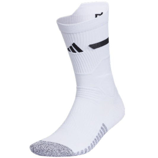 Adidas Adizero 2 Football Cushioned Crew Sock (Pair) Medium / White/Black