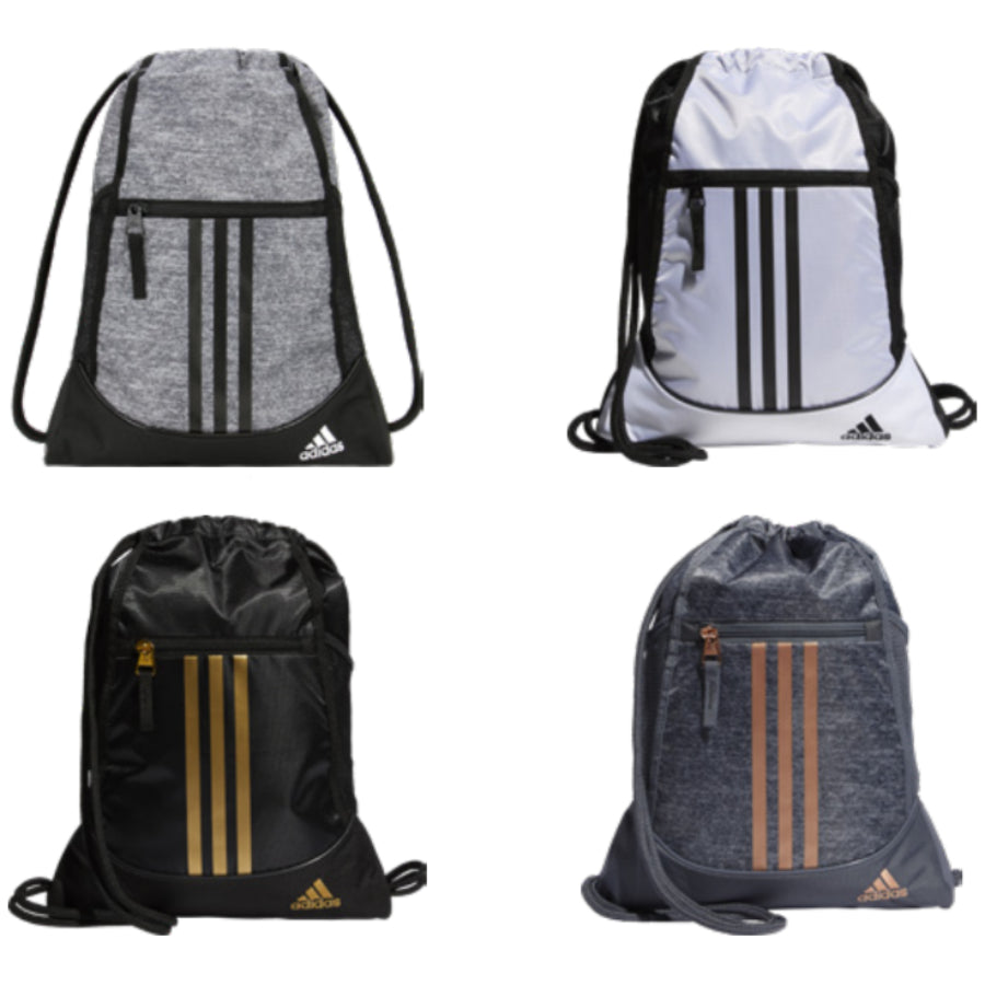 Adidas Alliance II Sackpack - 13.75"L x 1"W x 18"H Black/White