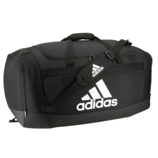 Adidas Defender IV Large Duffel Bag - 29"L x 15"W x 14.5"H Black/White