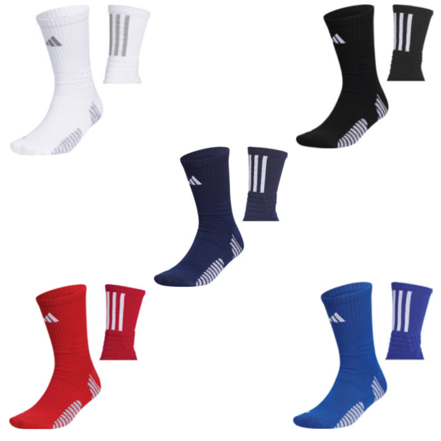 Adidas Select Basketball Crew Sock (Pair) Small / White/Black