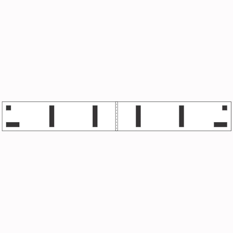 Stencils - Hash Mark Guide 1/16" 15' X 4'