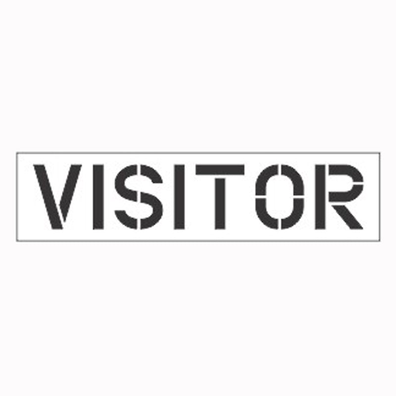 Stencils - Visitor Stencil 12"
