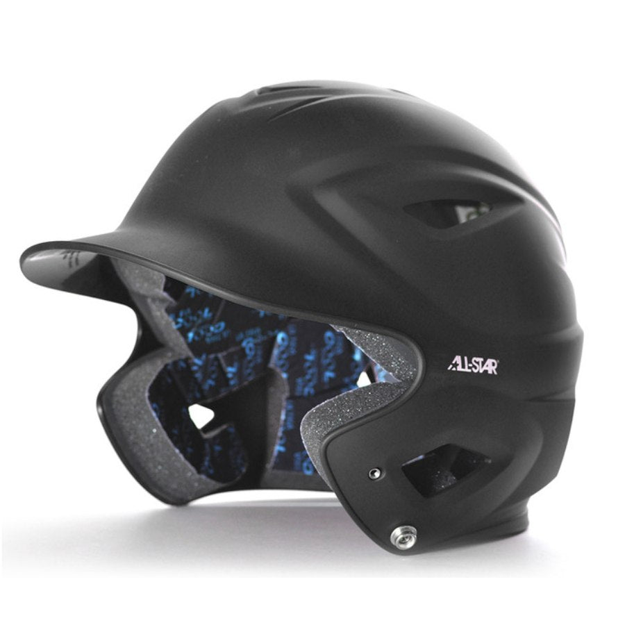 ALL-STAR BH3000-M Youth S7 Solid Matte Batting Helmet Black