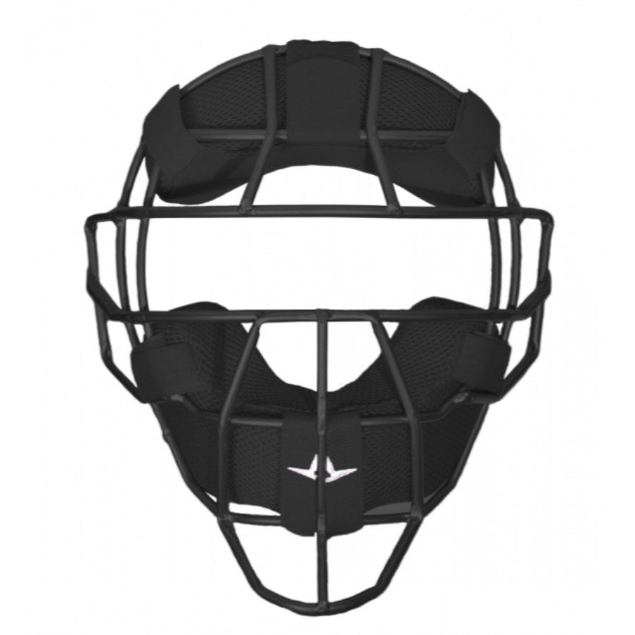 ALL-STAR FM4000 Series S7 Traditional Hollow Steel Face Mask W/ LUC Pads Black