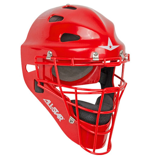 ALL-STAR MVP2300 Adult Player's Series Solid Gloss Catching Helmet