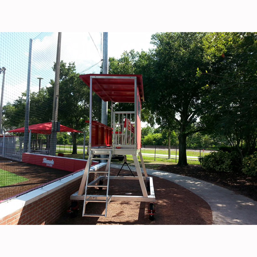 Aluminum Front Banner Panel With Image For MA27577 Coaching Tower Light Blue