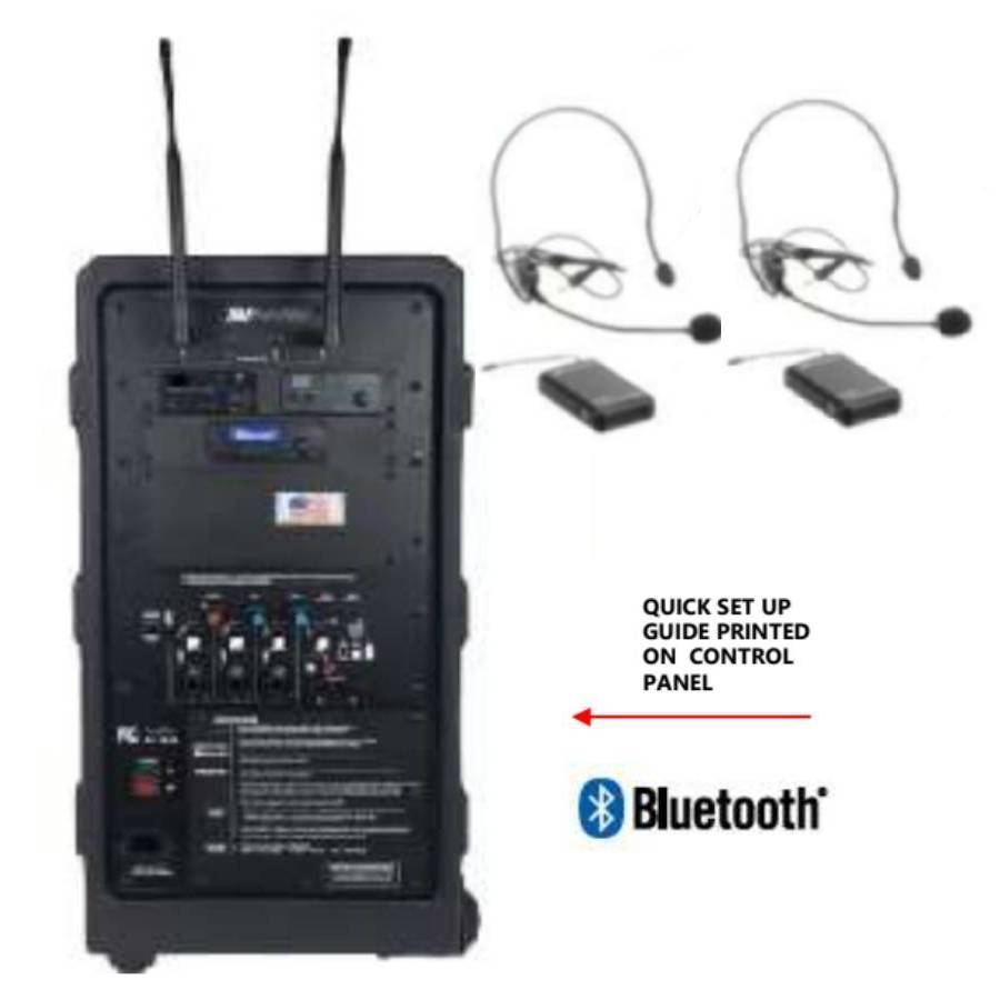 SW925-33 Travel Partner Plus With 2 Over-Ear Headset Microphones