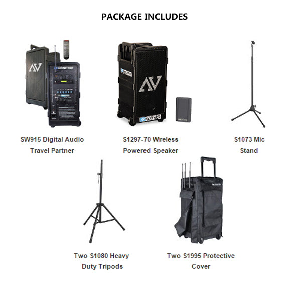 Amplivox Premium Travel Partner Pa System