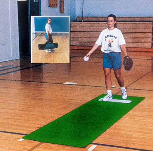 Proper Pitch Artificial Turf Softball Pitching Mat
