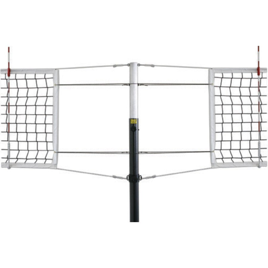 Astro Aluminum Competition Volleyball Net System MA50031 Astro Complete WITH Ground Sockets / Royal Blue