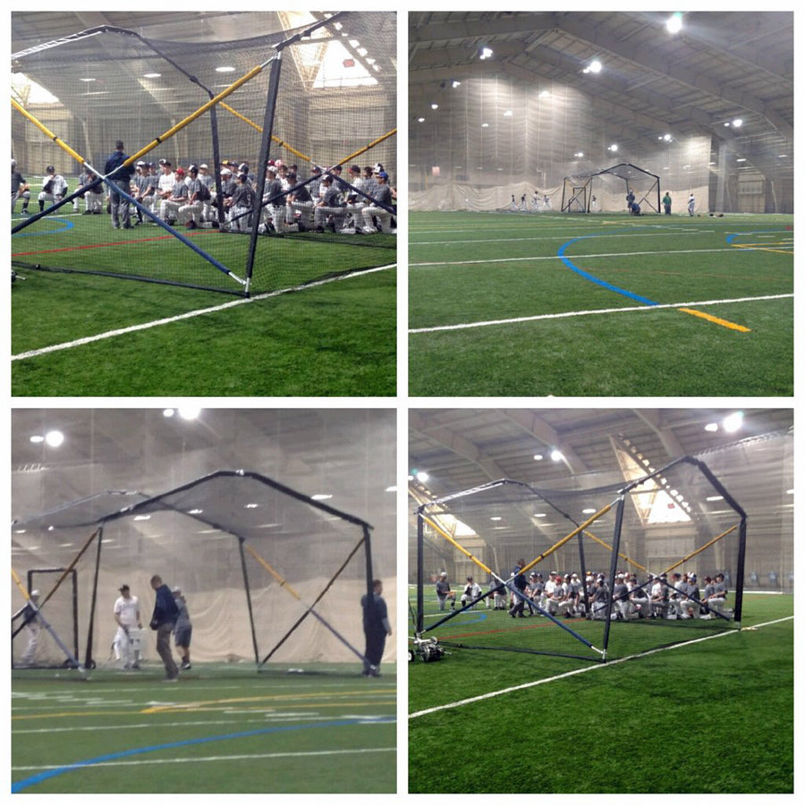 Batco Home Plate Batting Cage 12'H X 18'W X 15'L