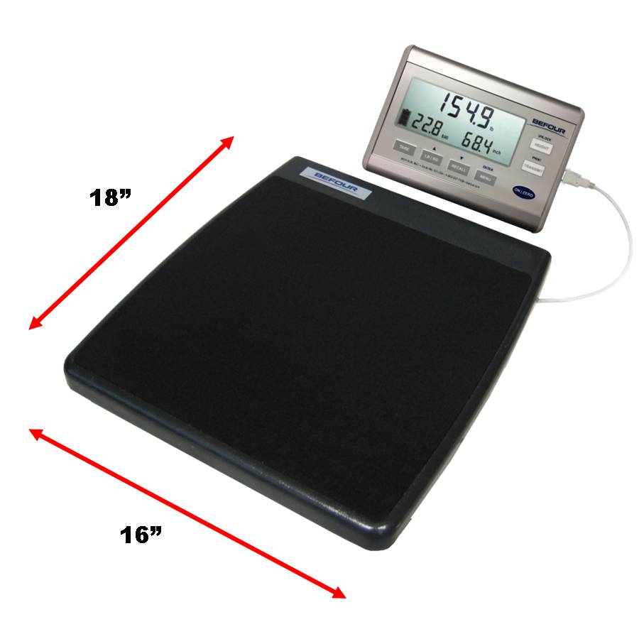 Befour PS-6700 16" x 18" Portable Scale - LCD Display