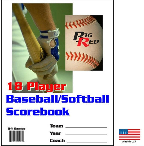 Big Red Baseball / Softball Scorebook