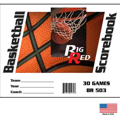 Big Red Basketball Scorebook