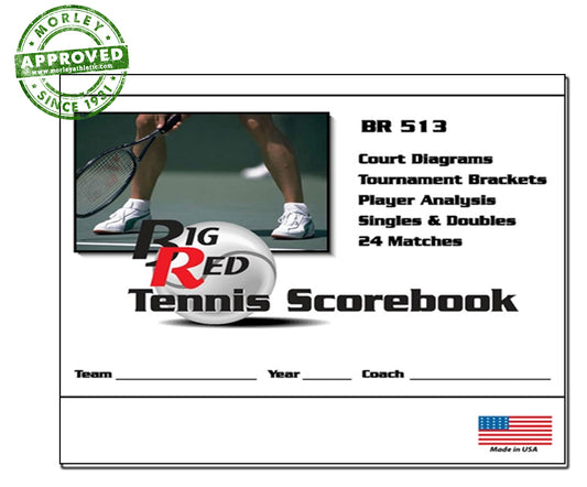 Big Red Tennis Scorebook
