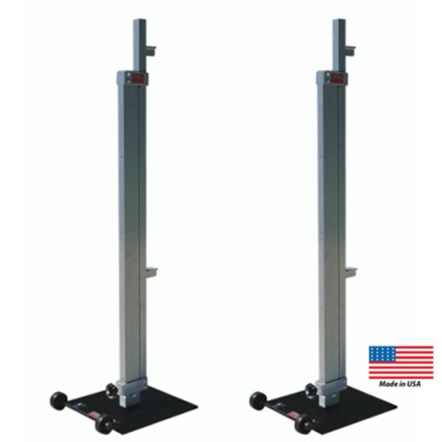 Blazer Deluxe Aluminum High Jump Standards W/ Steel Base