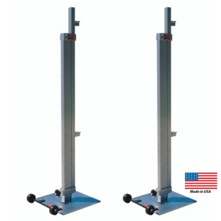 Blazer Elite Aluminum High Jump Standards W/ Aluminum Base