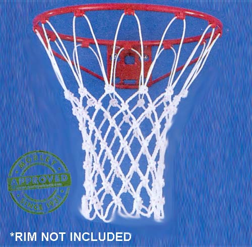 Carron Net 10200 Anti Whip Cotton Basketball Net (Pair)