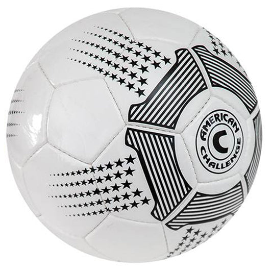 Challenge Competition Soccer Ball - Free Custom Logo White/Black / 3