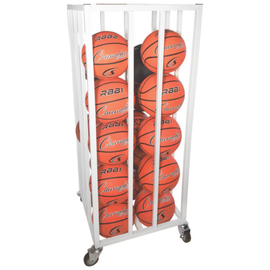 Champion Sports 20BC Deluxe Vertical Ball Cage - 20"L x 20"W x 48"H