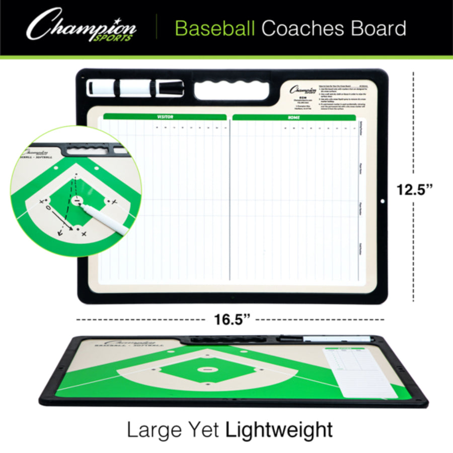 Champion Sports CBBAXL Pro Baseball Coaches Board