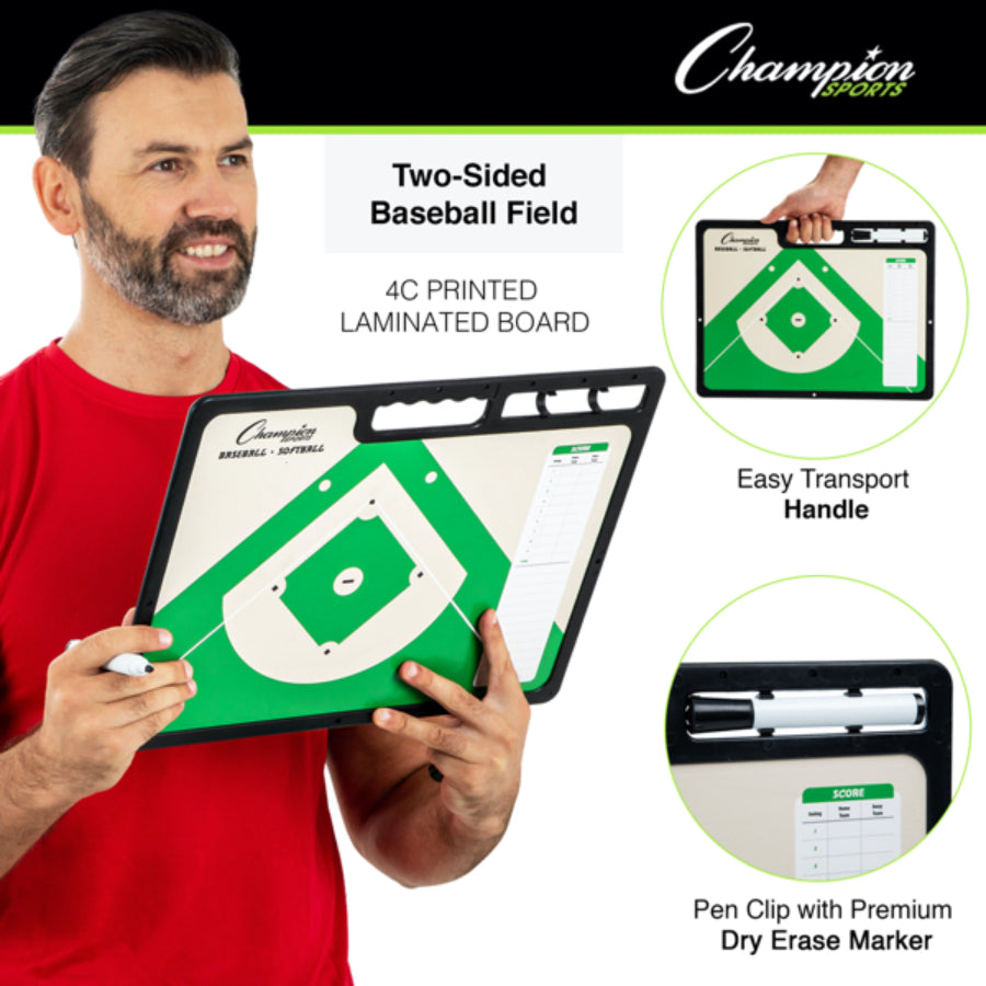 Champion Sports CBBAXL Pro Baseball Coaches Board