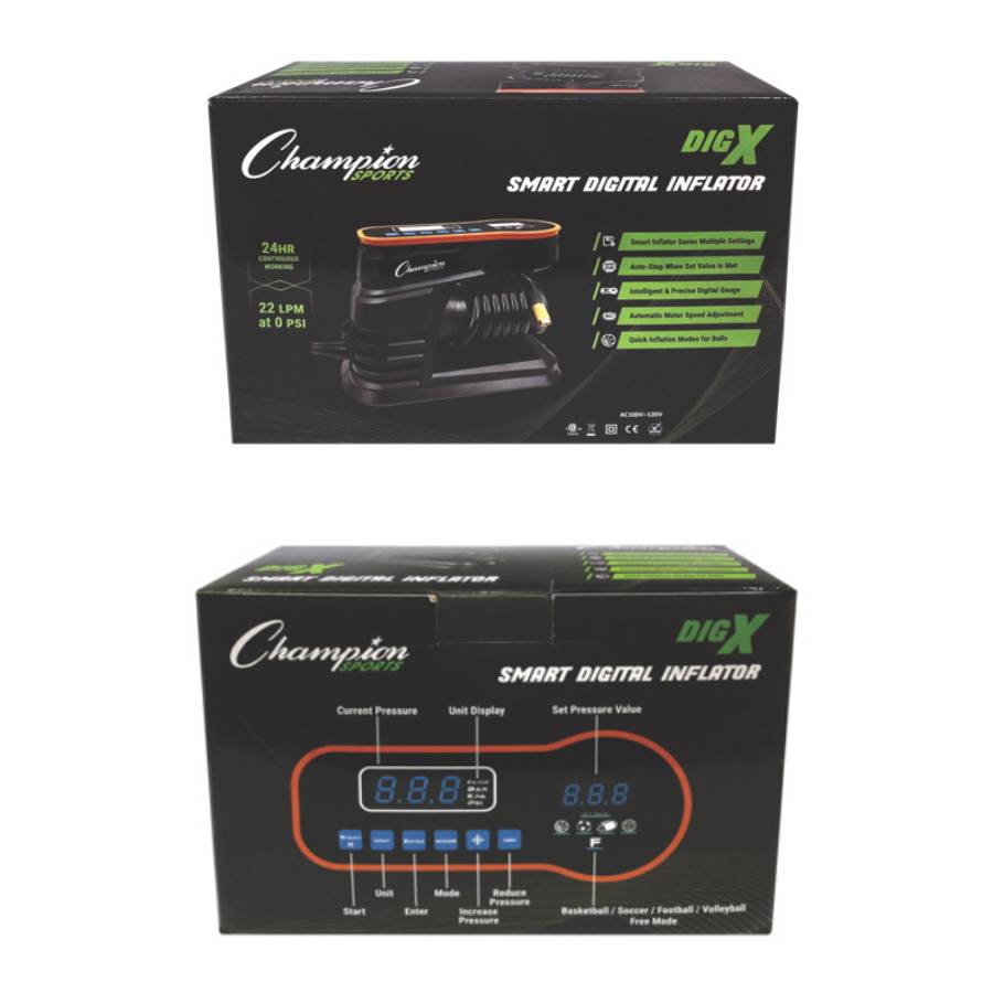 Champion Sports DIGX Smart Digital Inflator