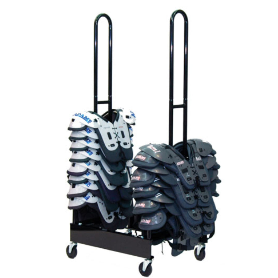 Champion Sports FBSPR2 Two Stack Football Shoulder Pad Rack