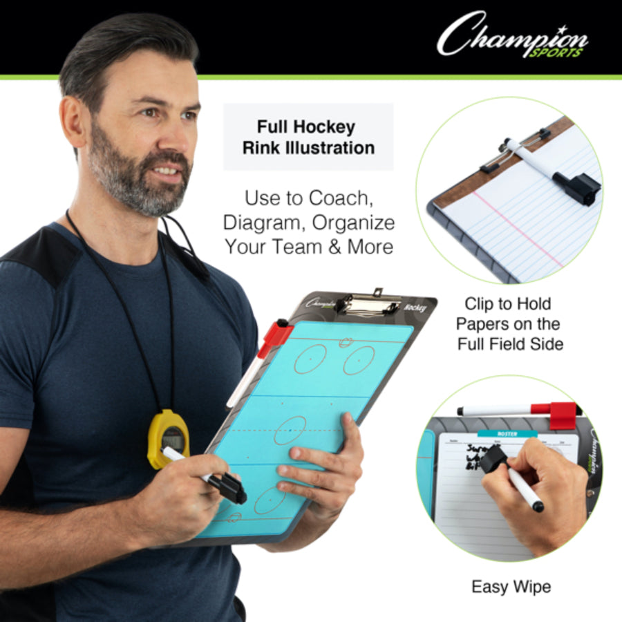 Champion Sports IHBOARD Ice Hockey Coaches Board