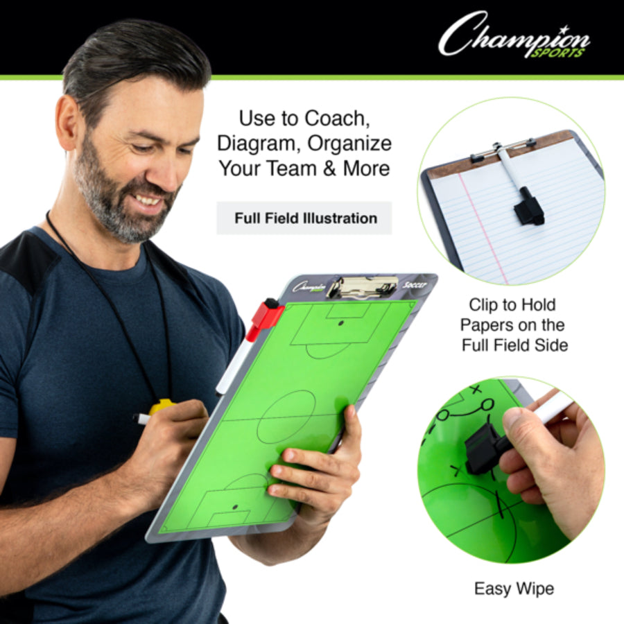 Champion Sports SCBOARD Soccer Coaches Board