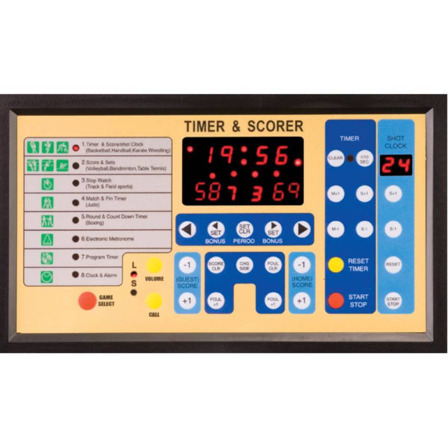 Champion Sports T90R Multi-Sport Tabletop Indoor Electronic Scoreboard W/ Remote Control