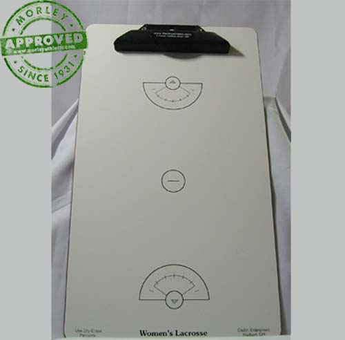 Women's Lacrosse Dry Erase Coaching Clipboards 9.5" x 15.5"