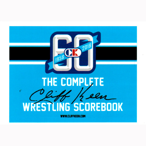 Cliff Keen Wrestling Scorebook