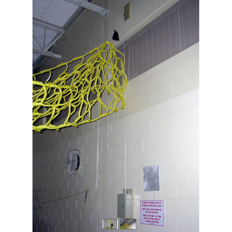Climbing Rope Hoist W/ Metal Lock Box