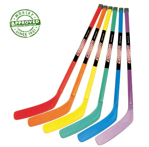 Cosom 36" Color Choice Floor Hockey Sticks Rainbow Set Of 6 RAINBOW SET OF 6