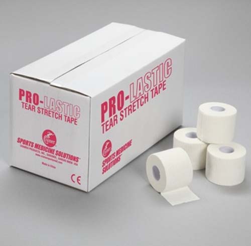 Cramer Pro-Lastic Tear Stretch Tape 2" X 7-1/2" YD WHITE