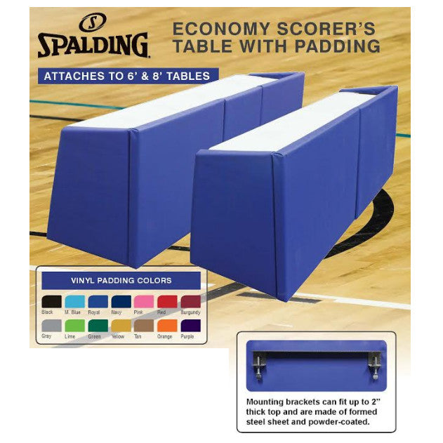 Economy Scorer's Table with Padding 6' Table Plain