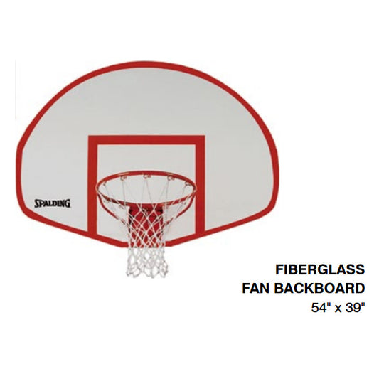 Spalding Fan Fiberglass Basketball Backboard 54" X 39"