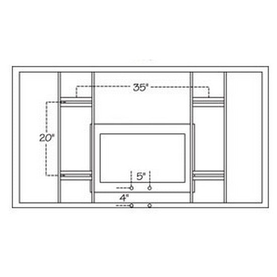 First Team FT239 42" X 72" Tempered Glass Basketball Backboard
